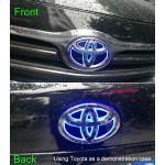 5D Stereo Car Golowing Badge Light （ static effect !）