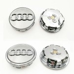 For Au'di Car Wheel Hub Center Caps Floating LED Light (4pcs)