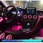 64 color car LED air vent turbo type neon light ambient lamp for Mercedes