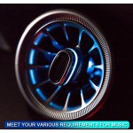 64 color car LED air vent turbo type neon light ambient lamp for Mercedes