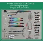 Accord Interior RGB Ambient Decorate Led Lights App Control 27 PCS 2018-2023 Year