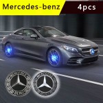 For Mercedes'benz Car Wheel Hub Center Caps Floating LED Light (4pcs)