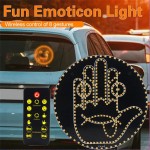 14 in 1 Car Window Finger Expression Led Light 