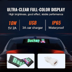 Car LED Flexible Display APP Bluetooth Diy Advertising Screen