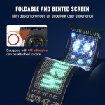 Car LED Flexible Display APP Bluetooth Diy Advertising Screen