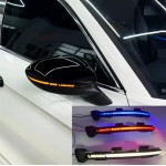 Car Rearview mirror turn signal LED lights with letters for Volks /wagen models