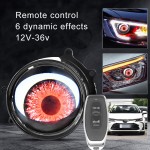 Car Motorcycle Dynamic Devil Eyes Led Lights Universal Headlight Upgrade kit (2pcs)