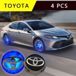 For Toyo'ta Car Wheel Hub Center Caps Floating LED Light (4pcs)