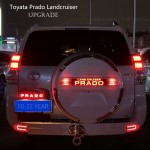 Car tire cover flowing led light for To/yota Pra'do Land'cruiser