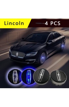 For Lin'coln Car Wheel Hub Center Caps Floating LED Light (4pcs)