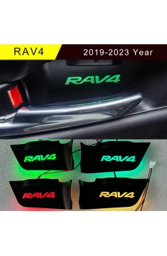 RAV4 WILDLANDER RGB Color Door Bowl Lamp Atmosphere Led Light Replacement 2019-2023 (4 Pcs)