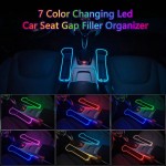 7 colourful Led Car seat gap storage box (2pcs)