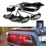 Tacoma car 2016-2021 front grille decorate led light RGB colour APP control 4pcs/set