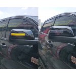 Rear mirror view cover with Turn signal lamp for Tundra Sequoia 2007-2021 Year (1 Pair)