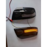 Rear mirror view cover with Turn signal lamp for Tundra Sequoia 2007-2021 Year (1 Pair)