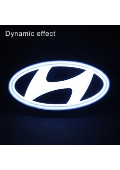 Dynamic Illuminated badge for Hyun/dai