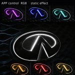 APP Control 64 RGB Colour Dynamic Glowing bage for Infi/niti