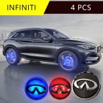 For In'finiti Car Wheel Hub Center Caps Floating LED Light (4pcs)