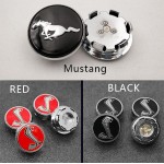 For MUS'TANG Car Wheel Hub Center Caps Floating LED Light (4pcs)