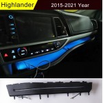 Highlander Central Control Atmosphere Led Light Replacement Panel 2015-2021 Year