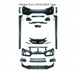 Hon'da Civic 2016-2022 Year Change into Type-R Modify full body kit