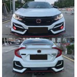 Hon'da Civic 2016-2022 Year Change into Type-R Modify full body kit